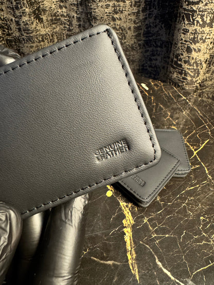 Genuine Leather Slim Dollar Size Wallet