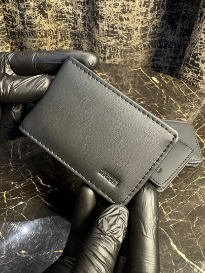 Genuine Leather Slim Dollar Size Wallet