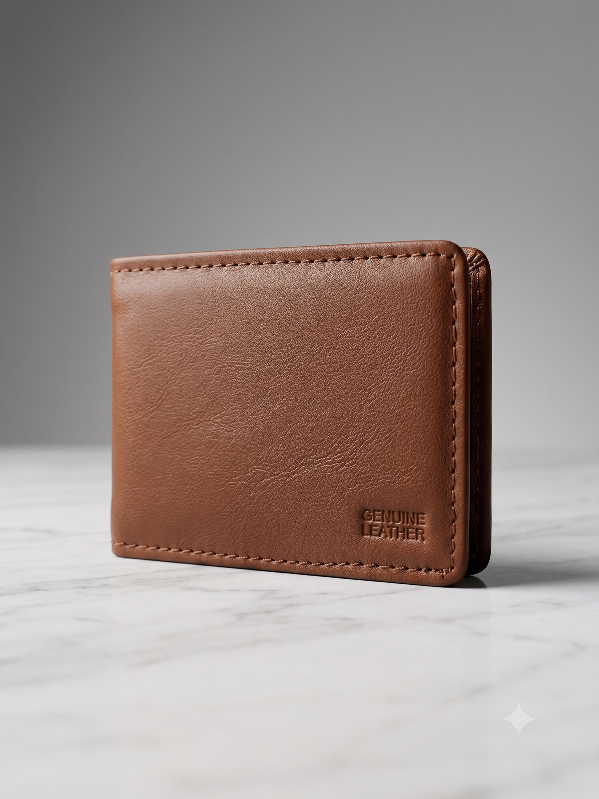 Genuine Leather Slim Dollar Size Wallet