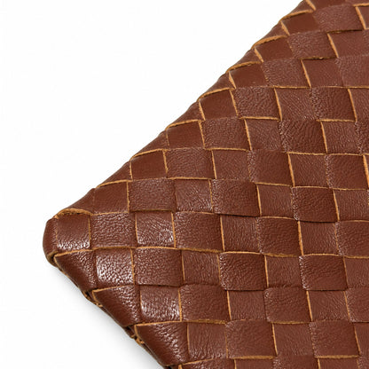 Woven Leather Pouch