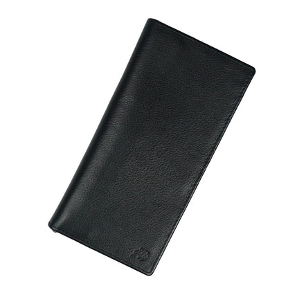 Executive Leather Long Wallet BLACK