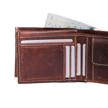 Trident 2.0 Mens Vintage Leather Wallet