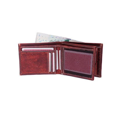 Trident 2.0 Mens Vintage Leather Wallet