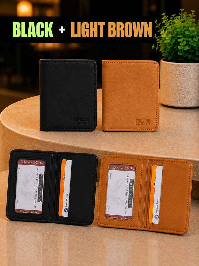 Buy 1 Get 1 FREE - Mat Finish Classy Mini Wallet
